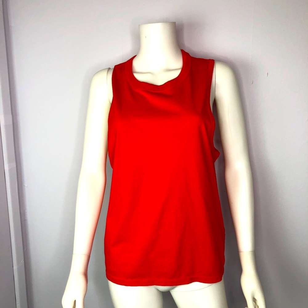 Madewell Harley Red Muscle Tank Top Shirt XL NWT